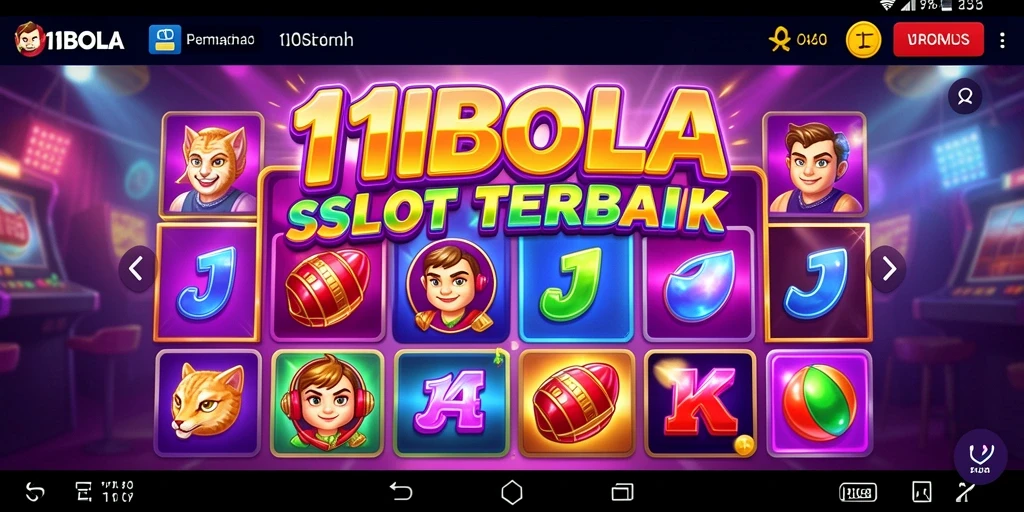 Tampilan menarik dari gameplay Slot 11BOLA yang menggugah semangat.