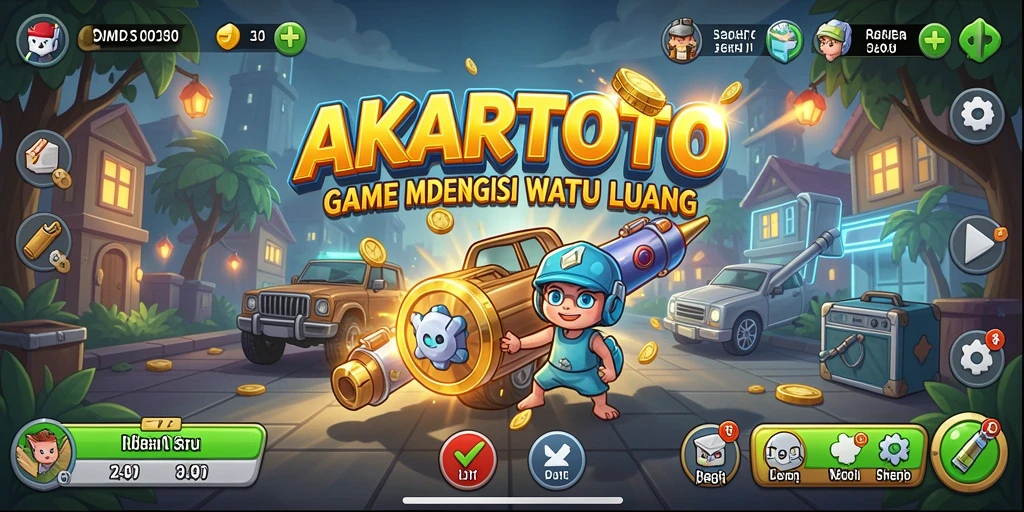 Gambaran gameplay AKARTOTO yang seru dan menantang dalam kategori Idle.