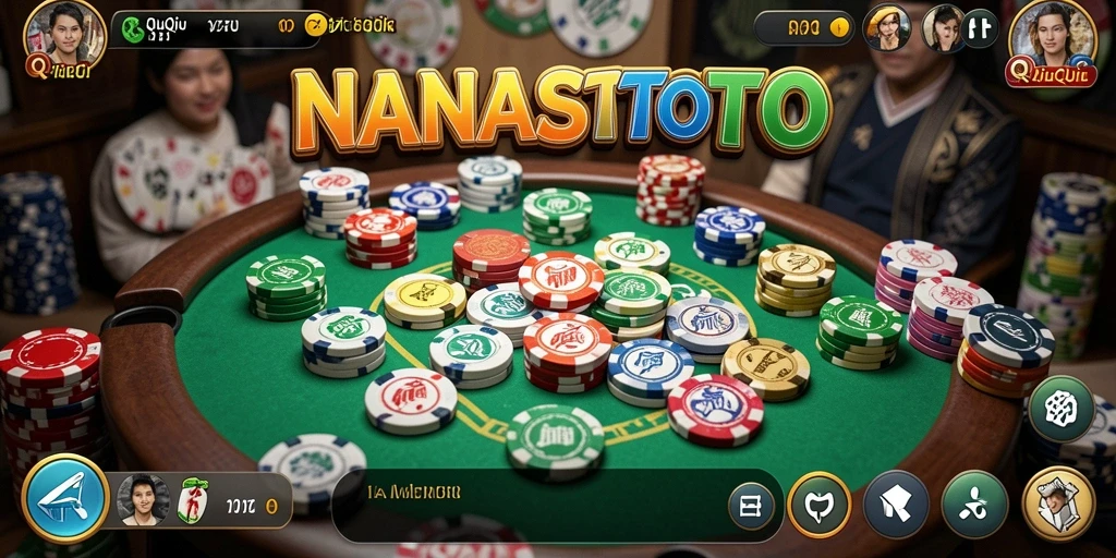 Screenshot NANASTOTO menampilkan aksi seru QiuQiu gameplay.