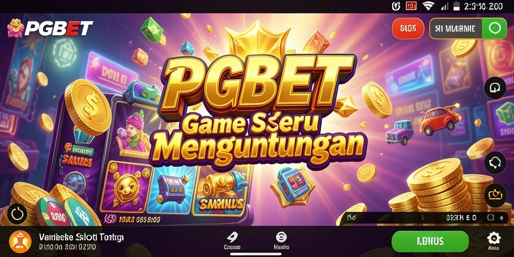 Screenshot menampilkan gameplay slot yang seru dan menarik di PGBET.